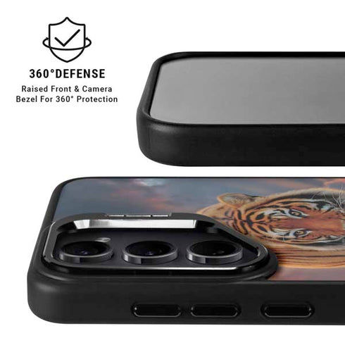 Rising Tiger by Vincent Hie Galaxy S25 Kickstand Case